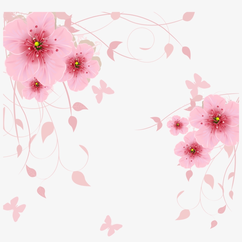 Flower Drawing Background