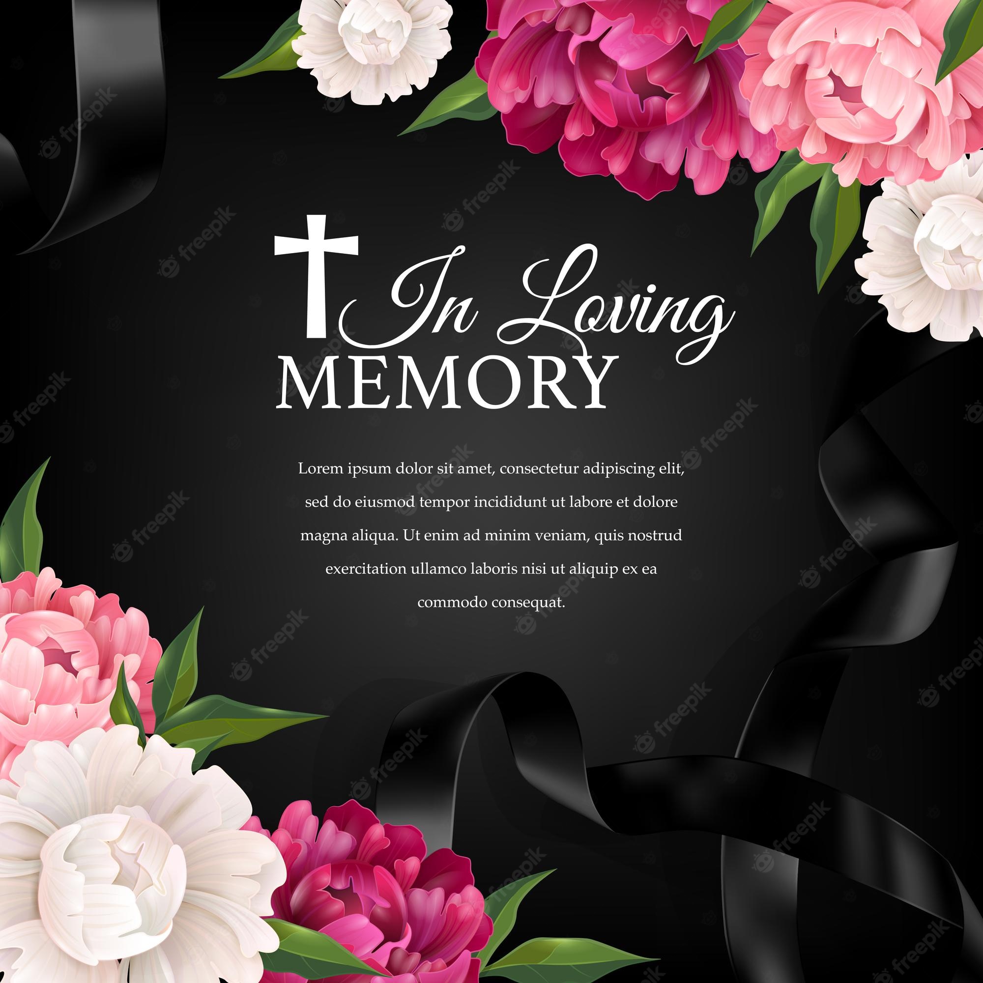 Flower Funeral Background