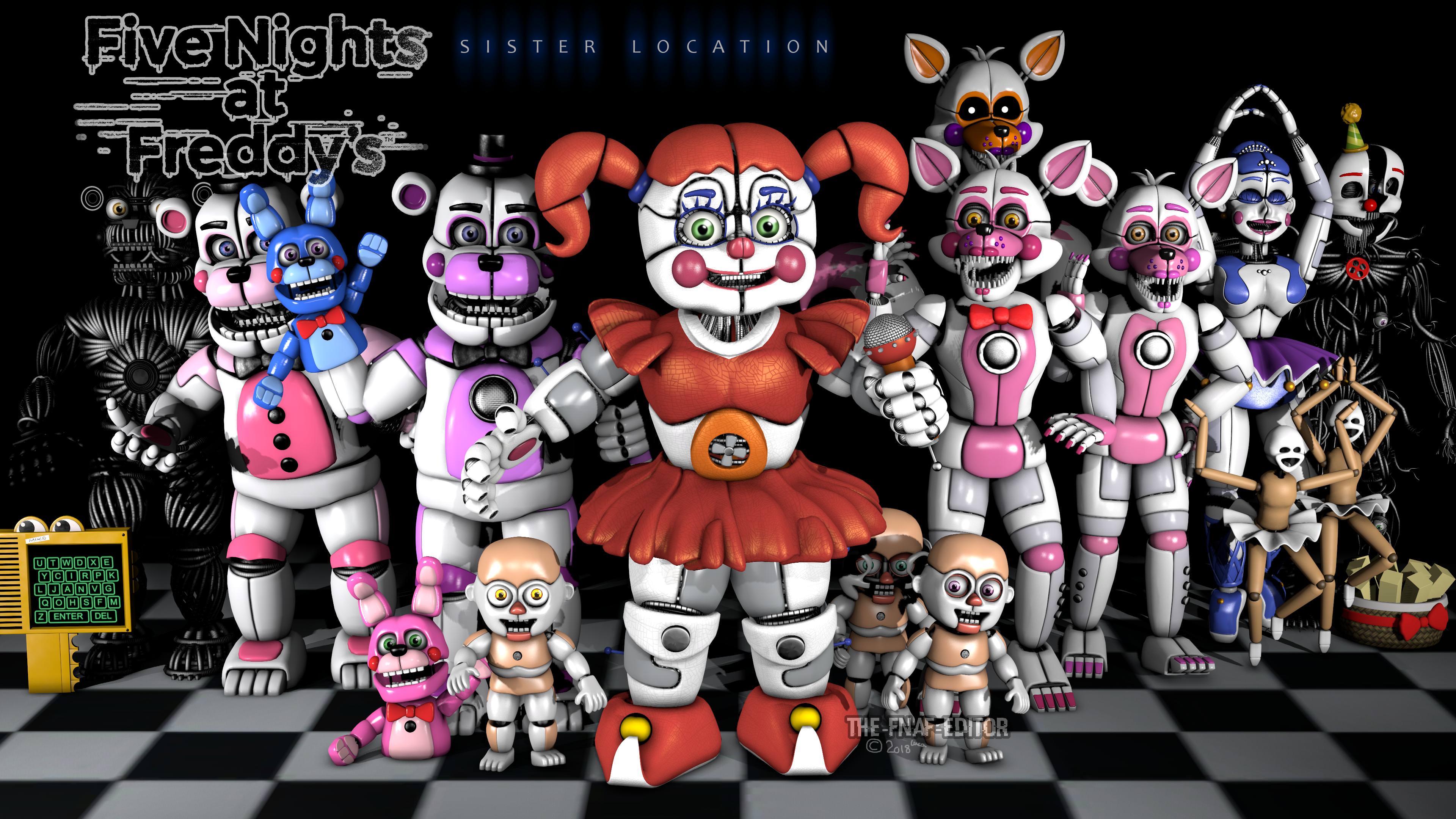 Fnaf Sister Location Background