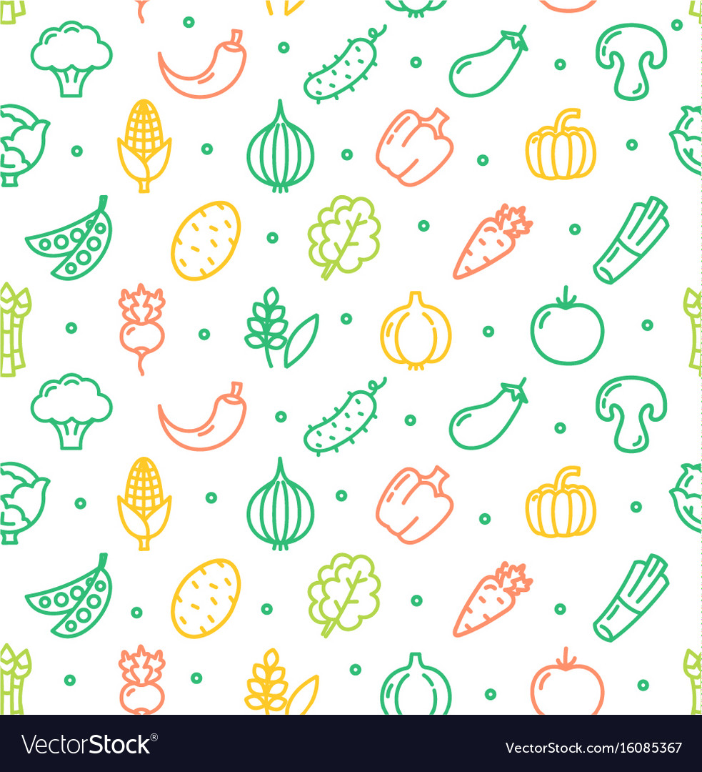 Food Pattern Background