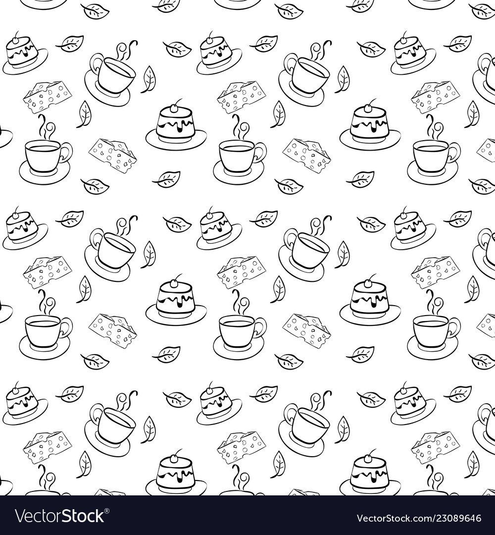 Food Pattern Background