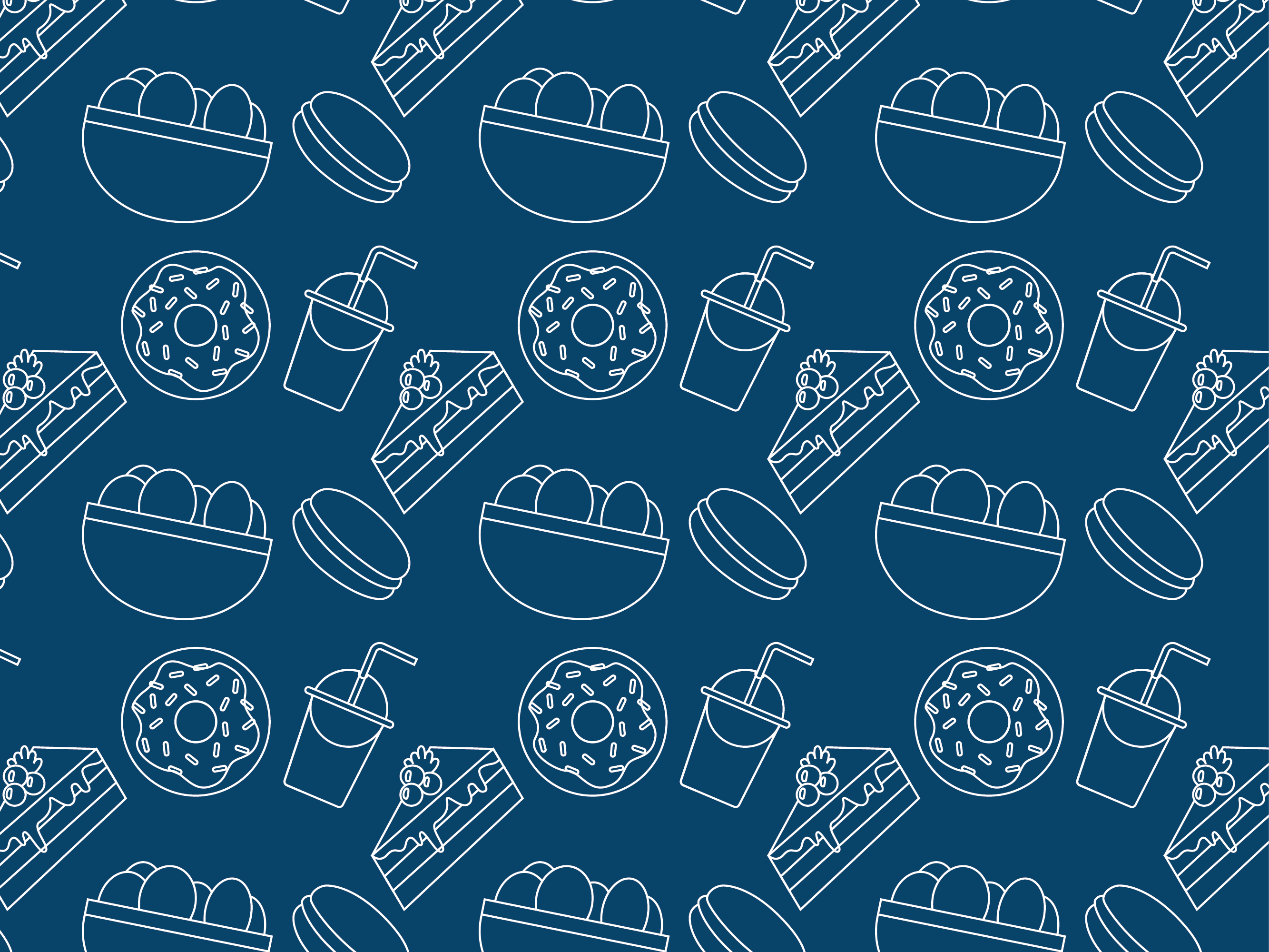 Food Pattern Background