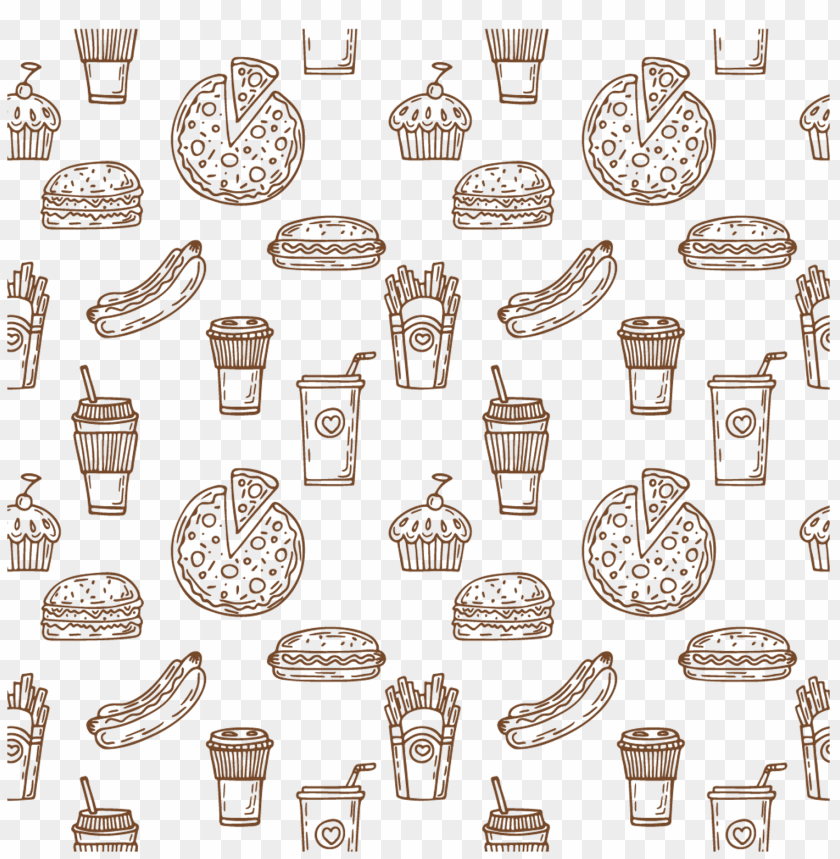 Food Pattern Background