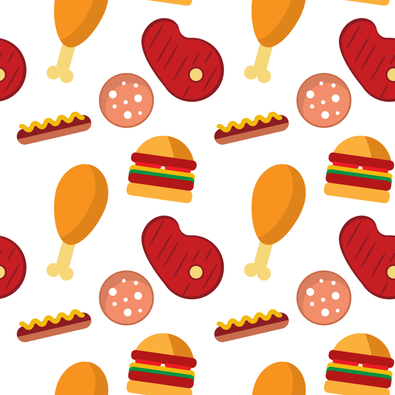 Food Pattern Background