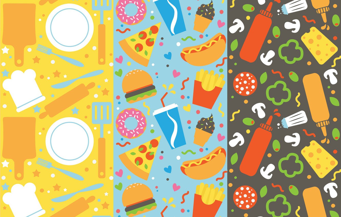 Food Pattern Background