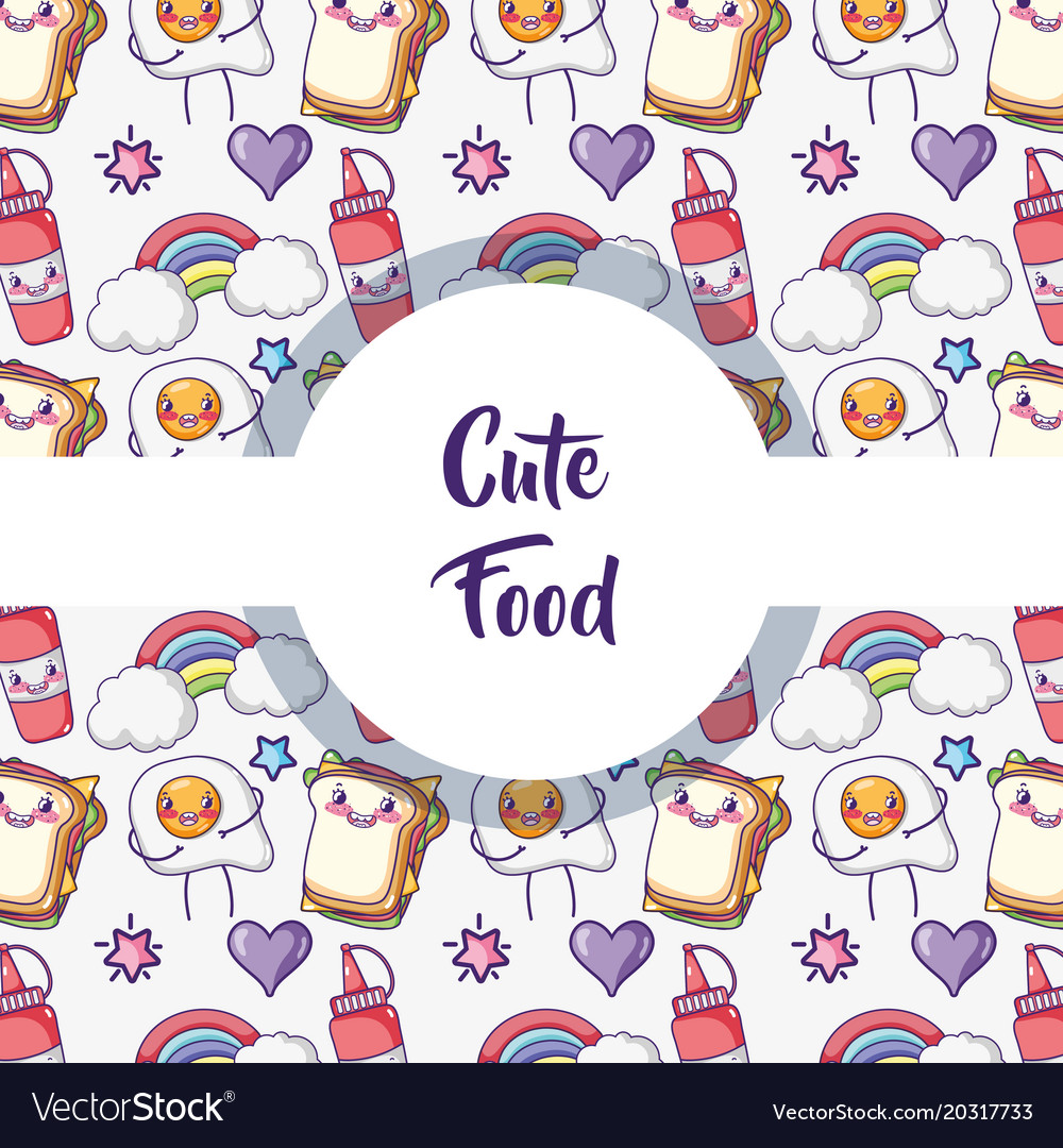 Food Pattern Background