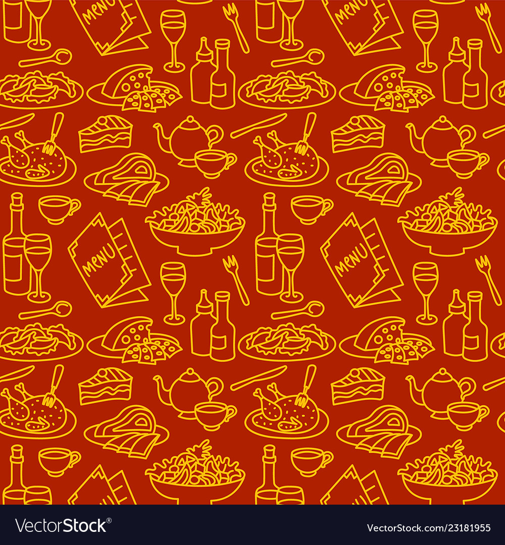 Food Pattern Background