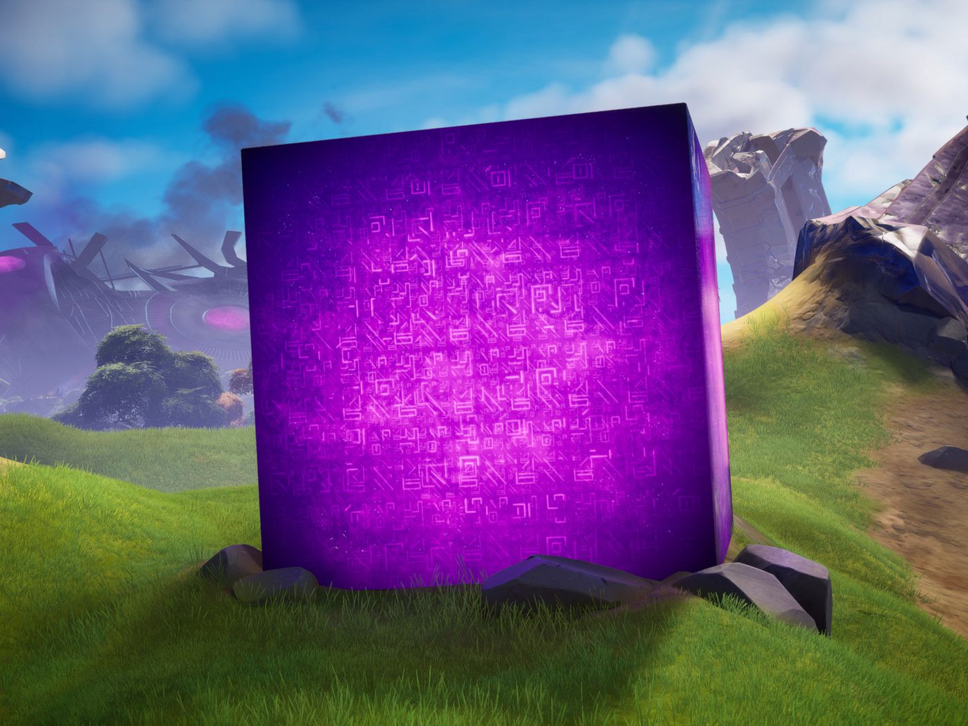 Fortnite Purple Background