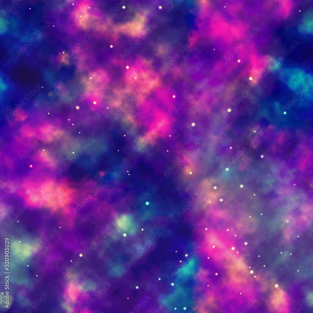 Galaxy Pink And Blue Marble Background