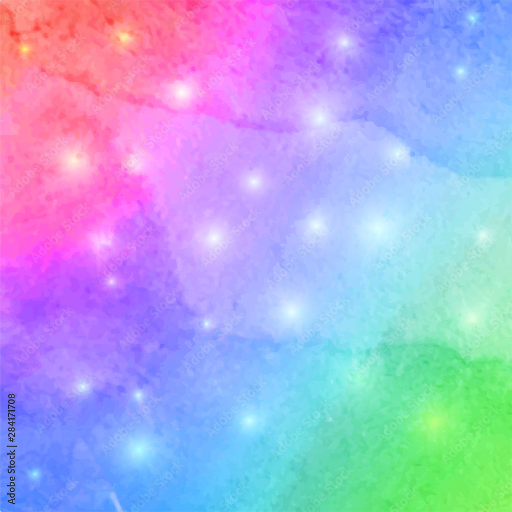 Galaxy Rainbow Background