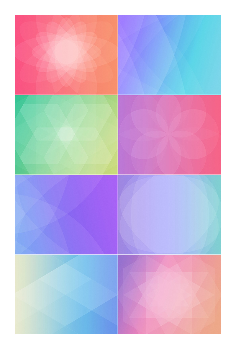 Geometric Gradient Background