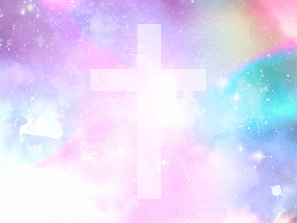 Girly Background Cross