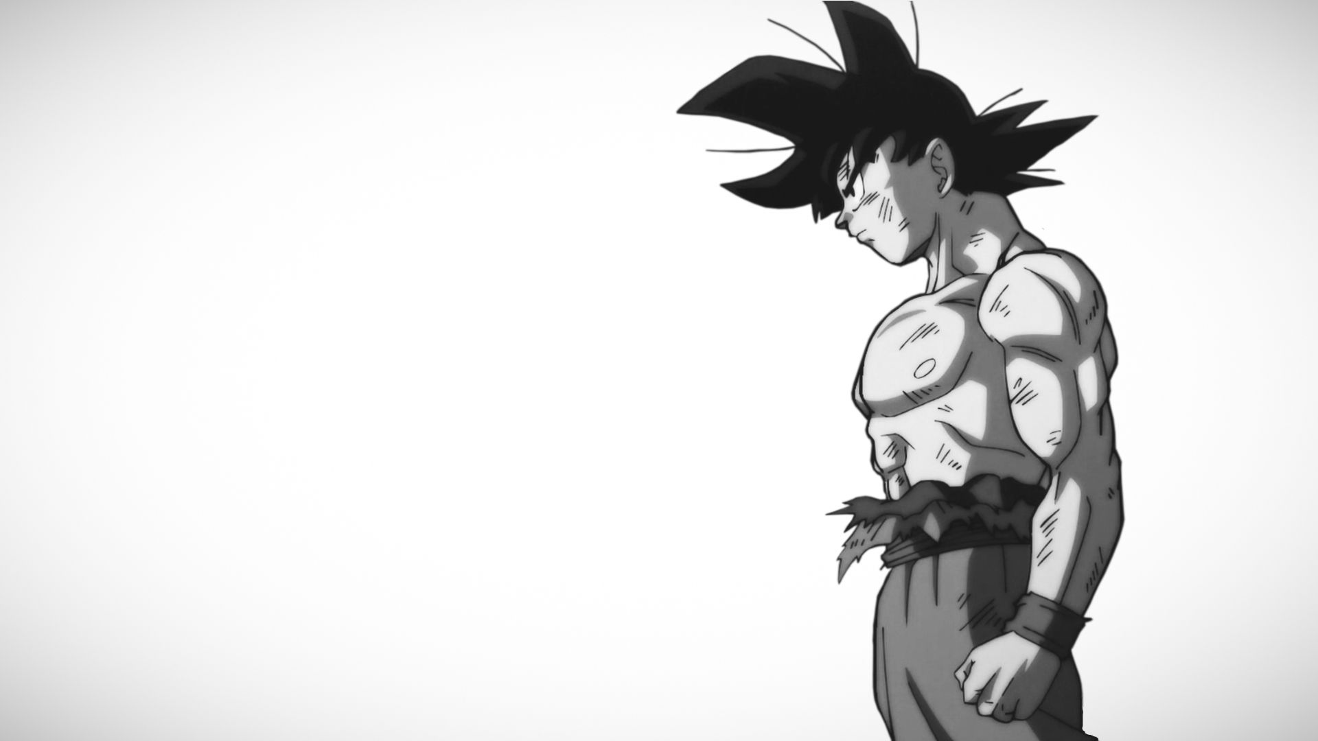 Goku White Background