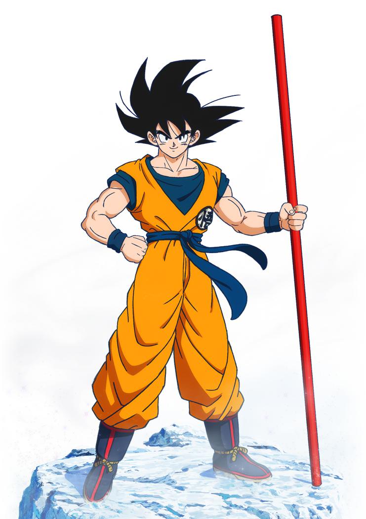 Goku White Background