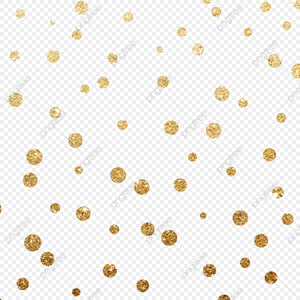 Gold Dots Background