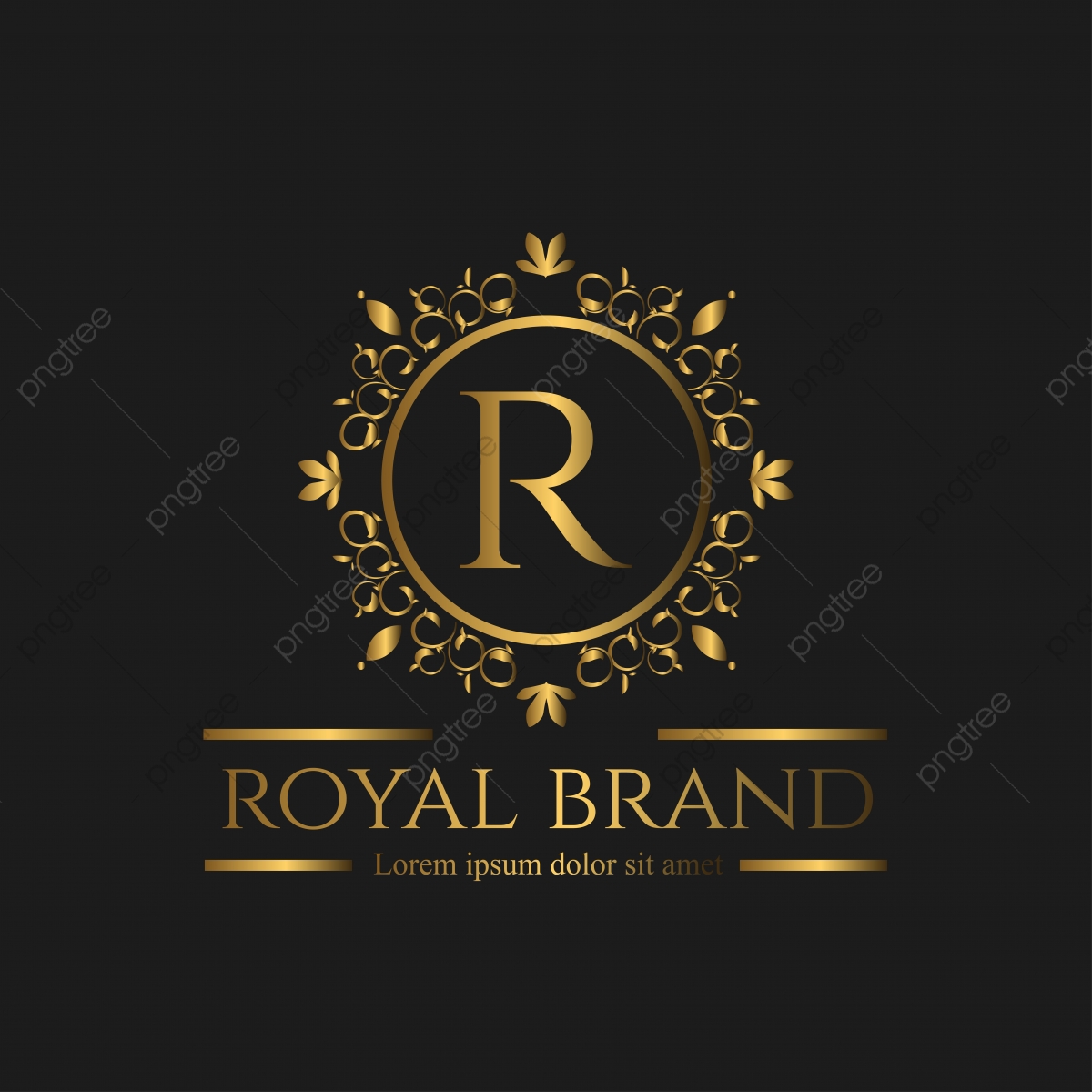 Gold Logo Background