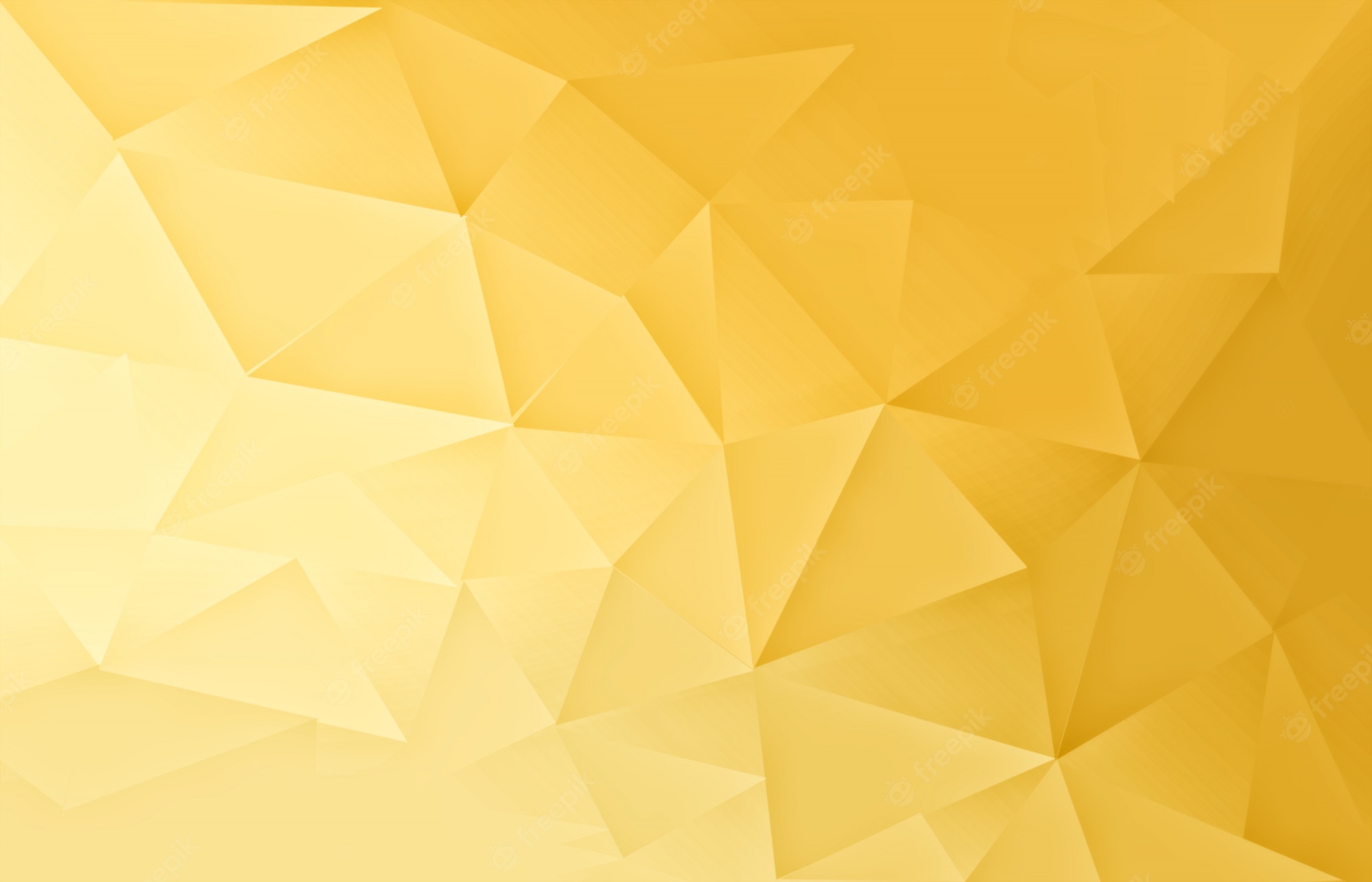 Gold Polygon Background