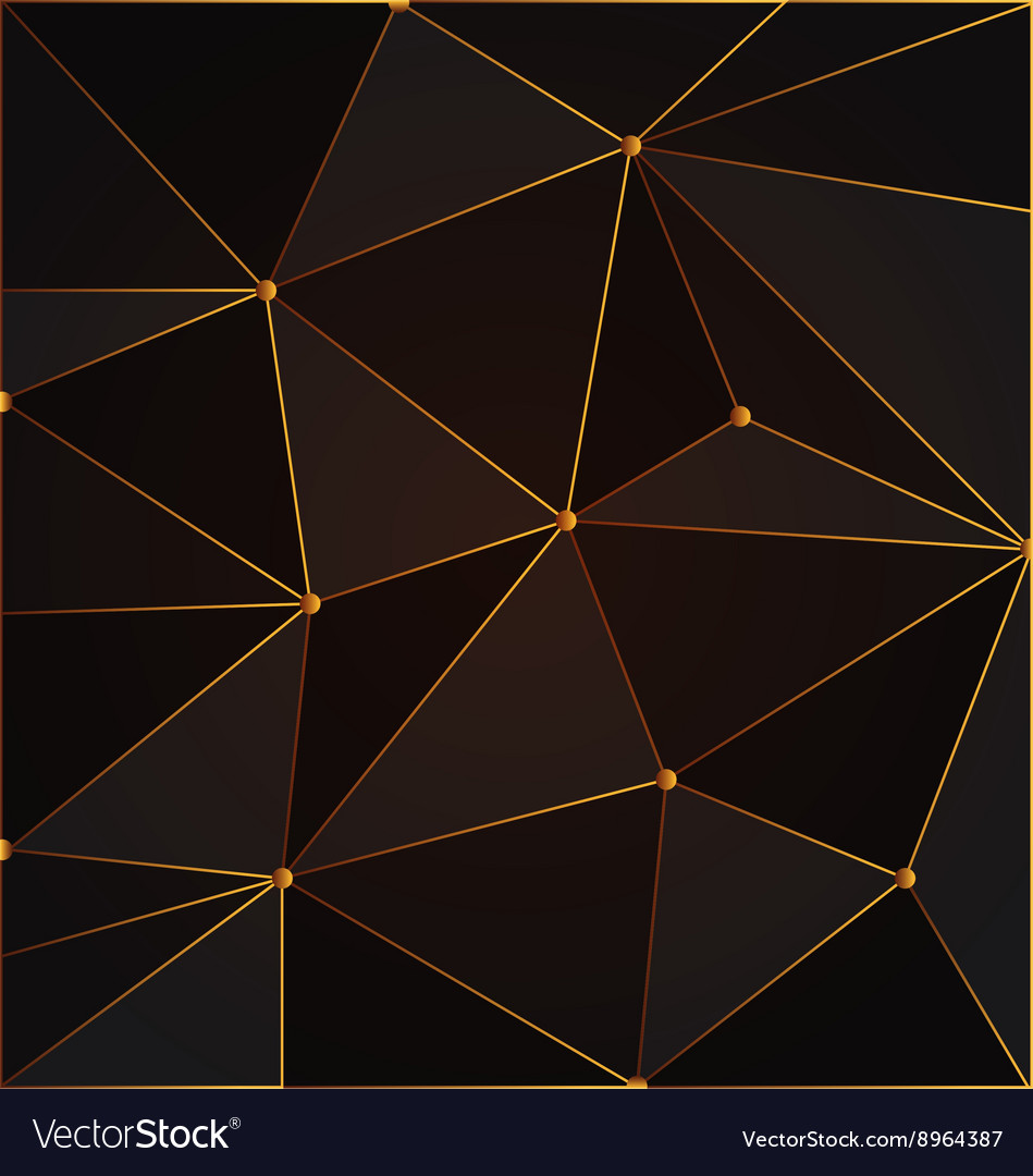 Gold Polygon Background