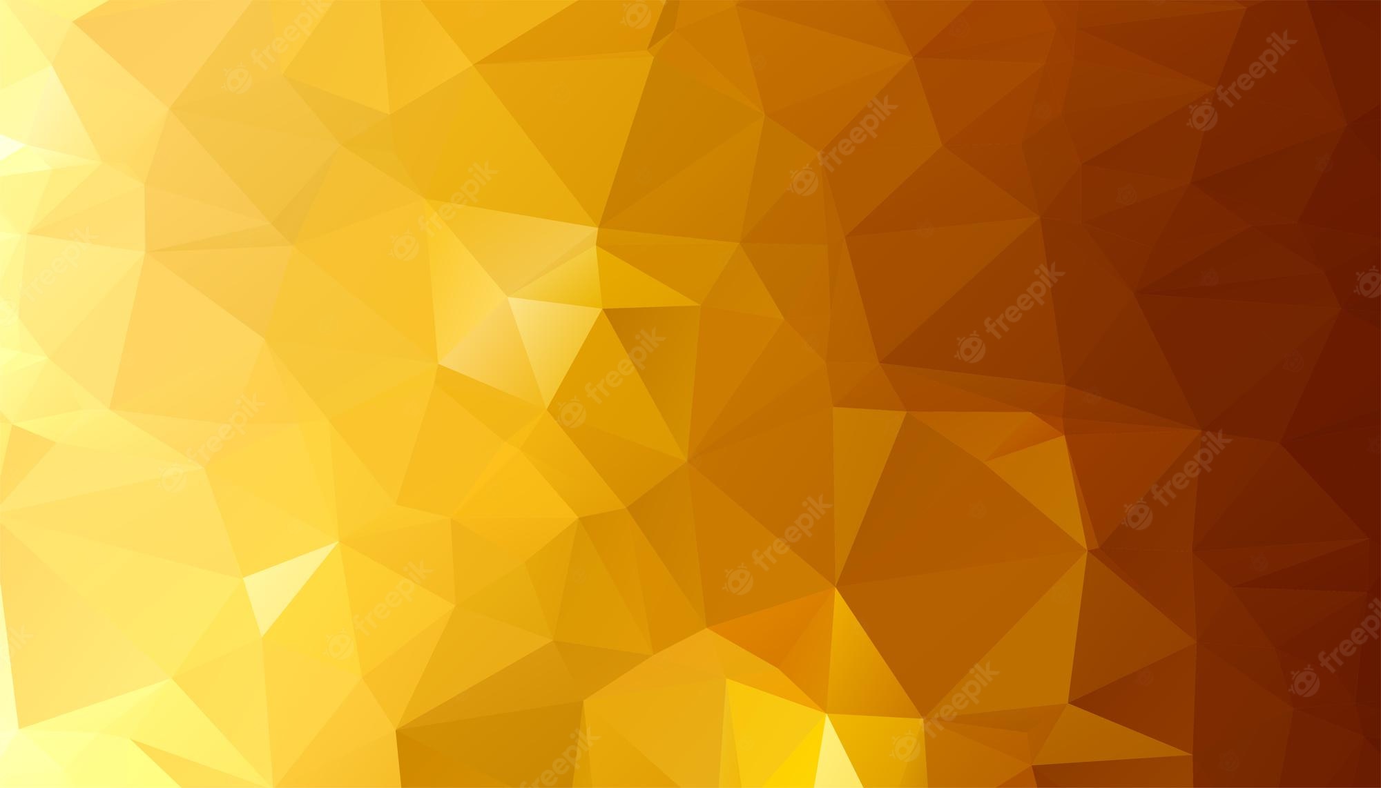 Gold Polygon Background