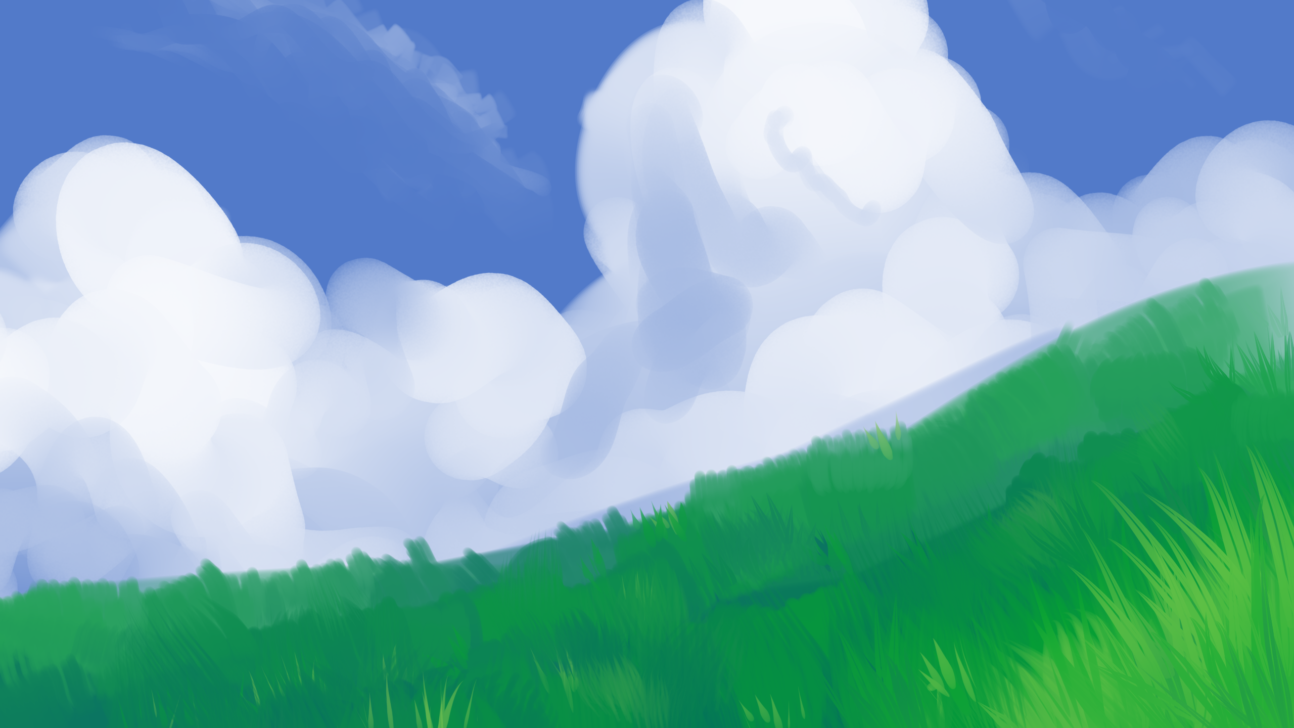 Grassy Field Background