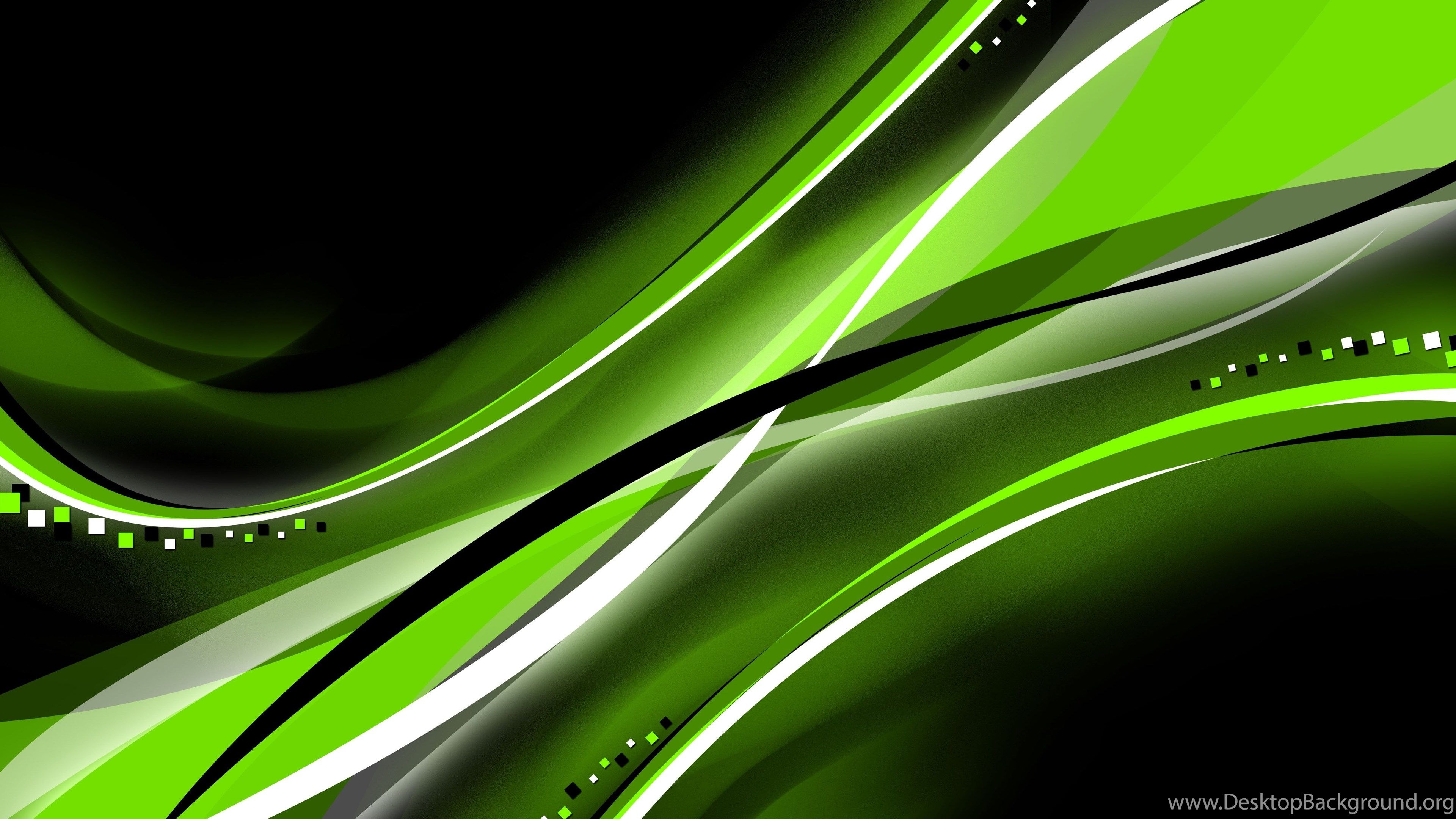 Green And Black Abstract Background