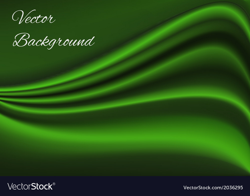 Green Fabric Background