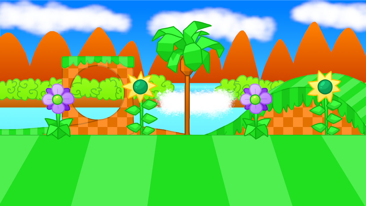 Green Hill Zone Background