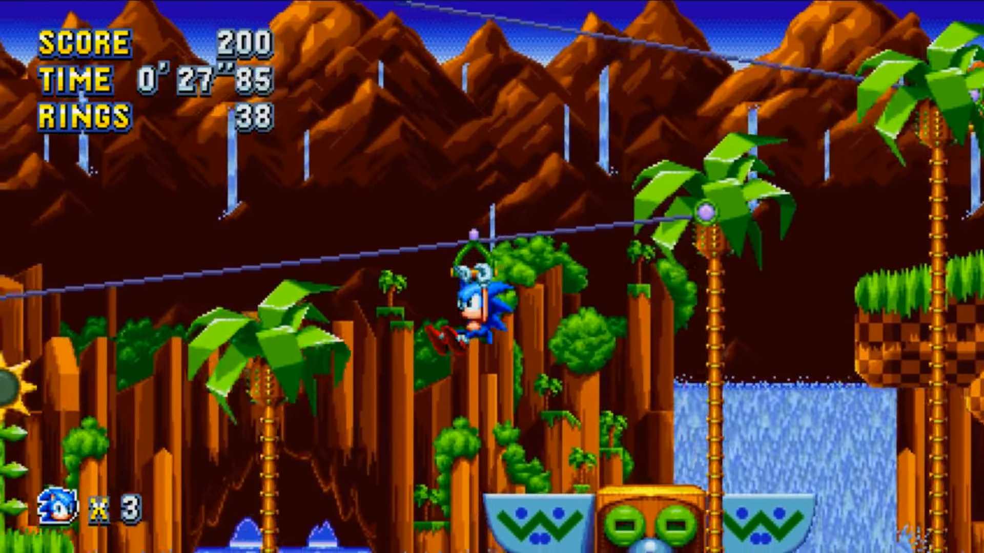 Green Hill Zone Background