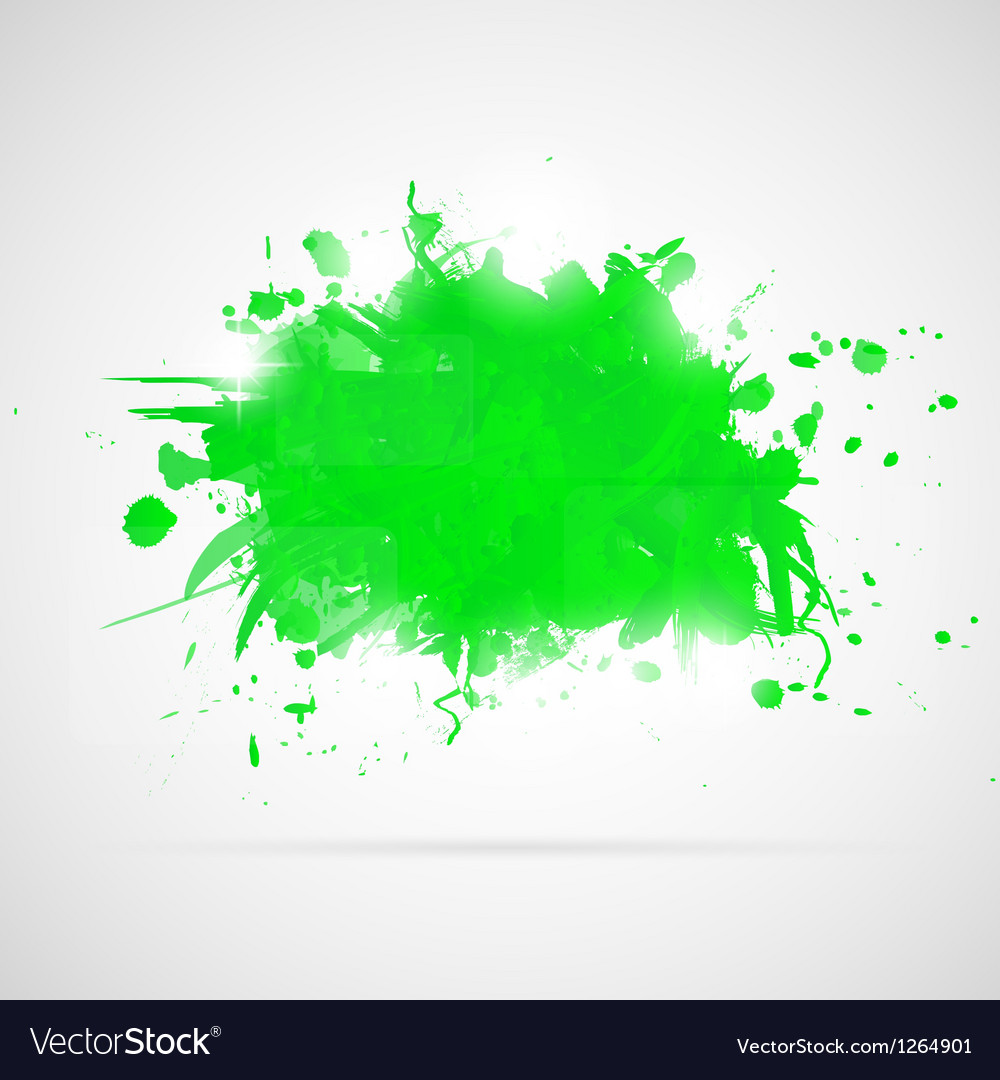 Green Paint Background