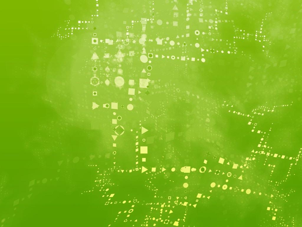 Green Techno Background