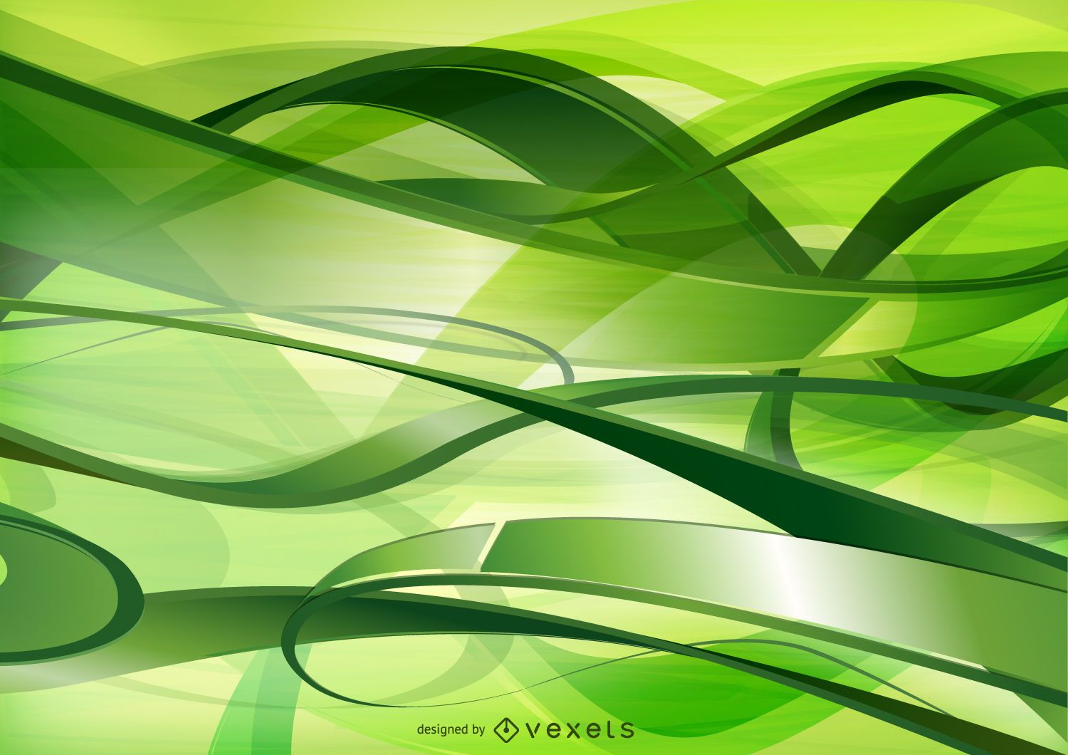 Green Techno Background