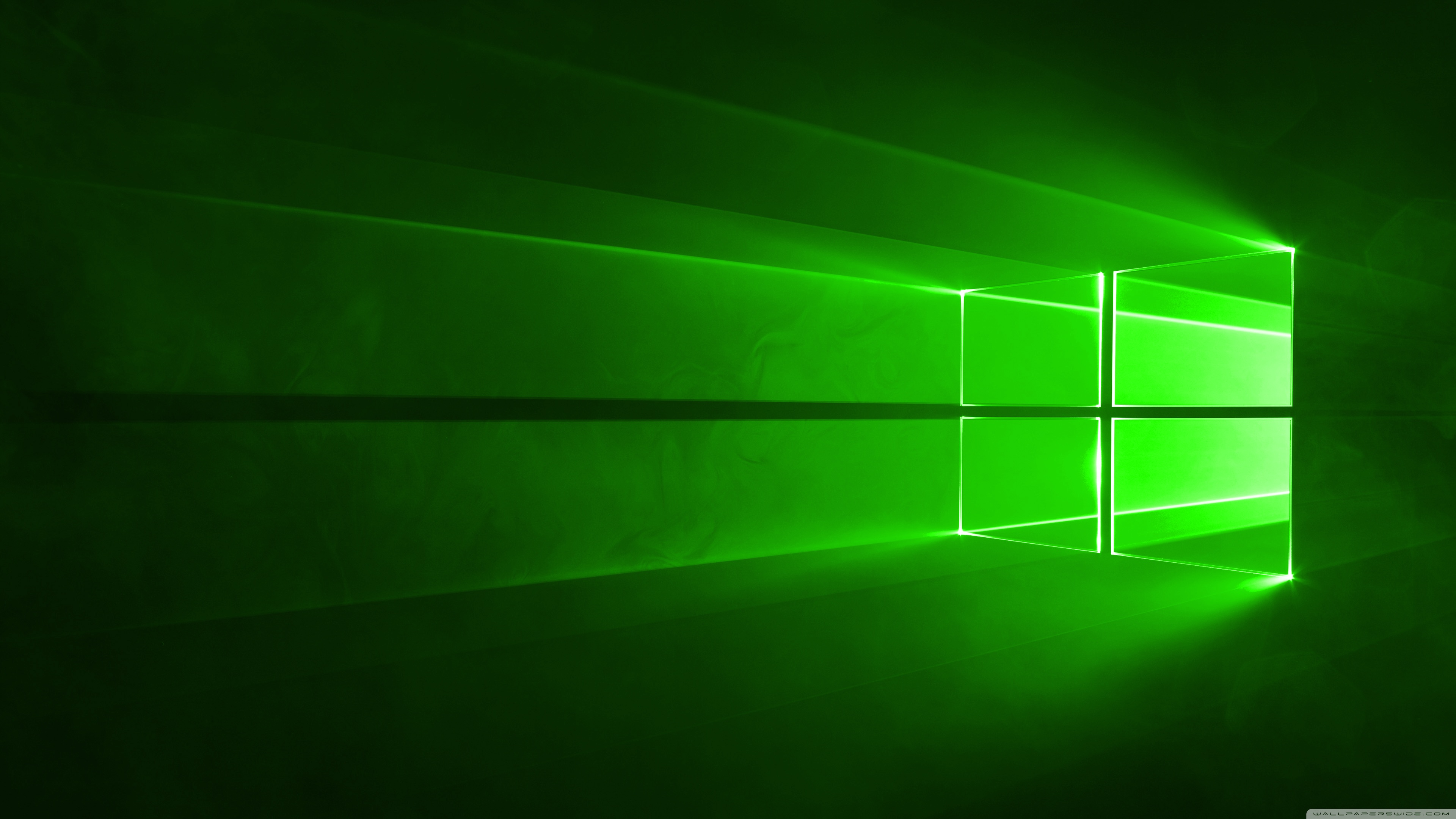 Green Windows 10 Background