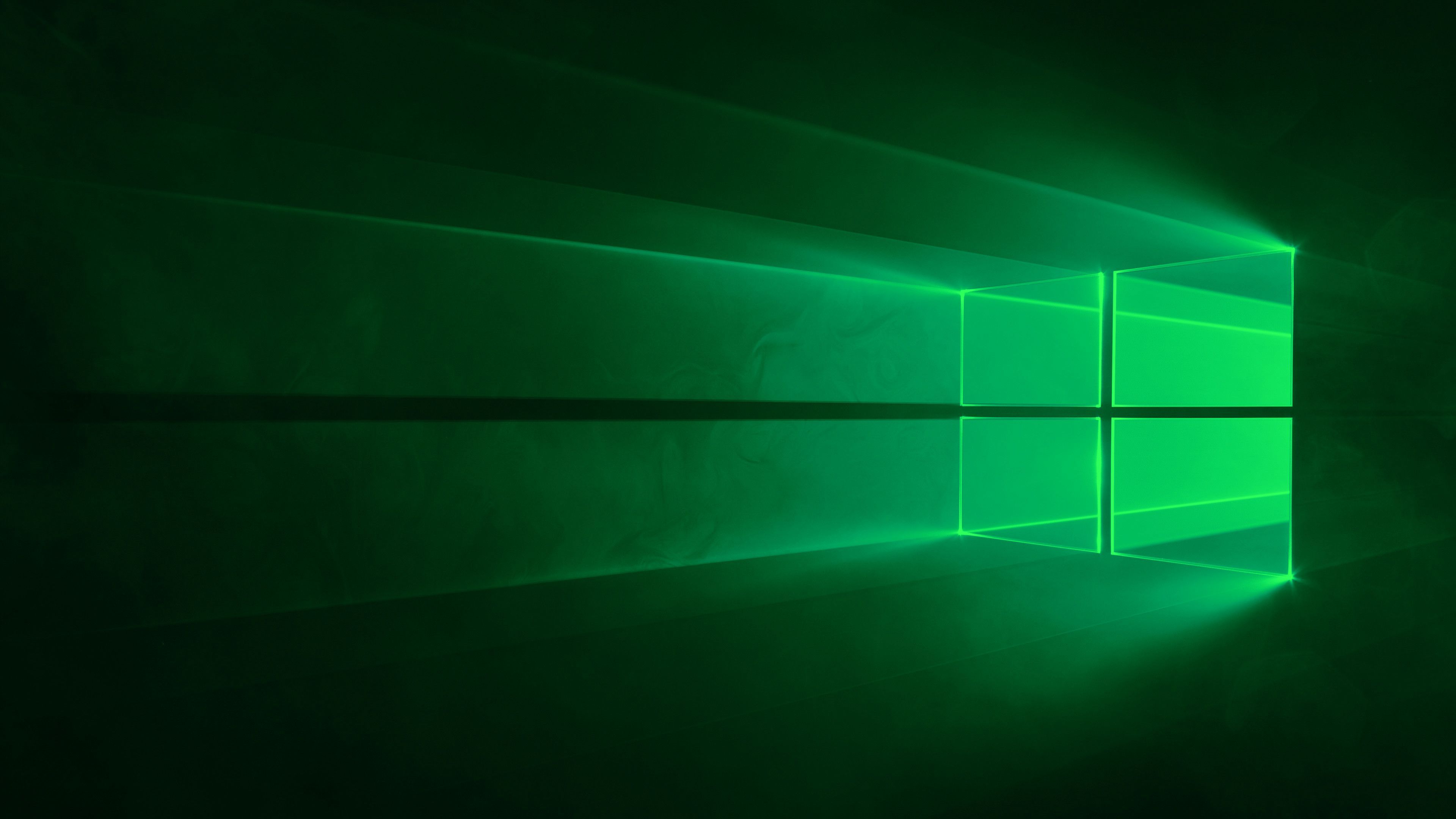 Green Windows 10 Background