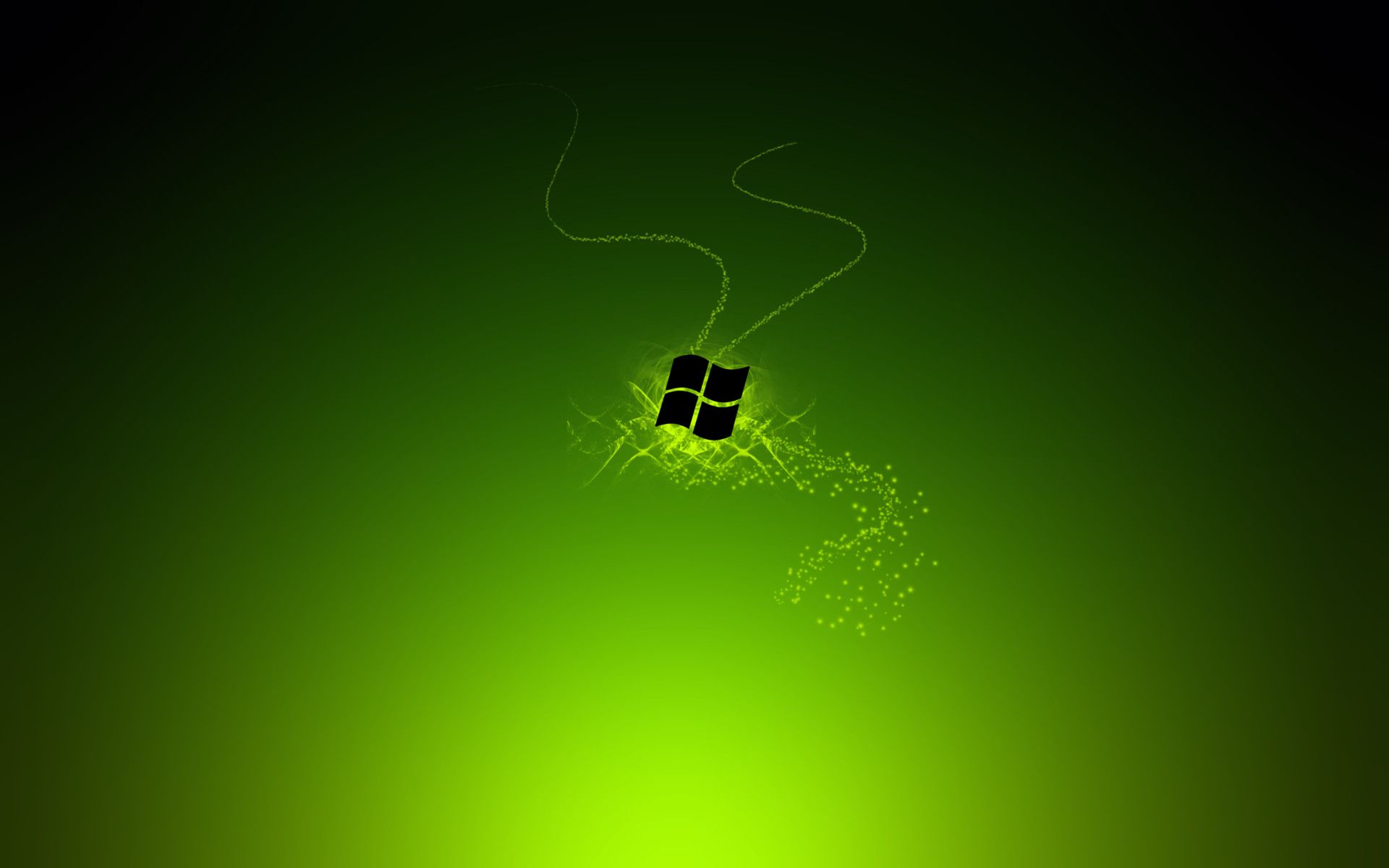 Green Windows 10 Background