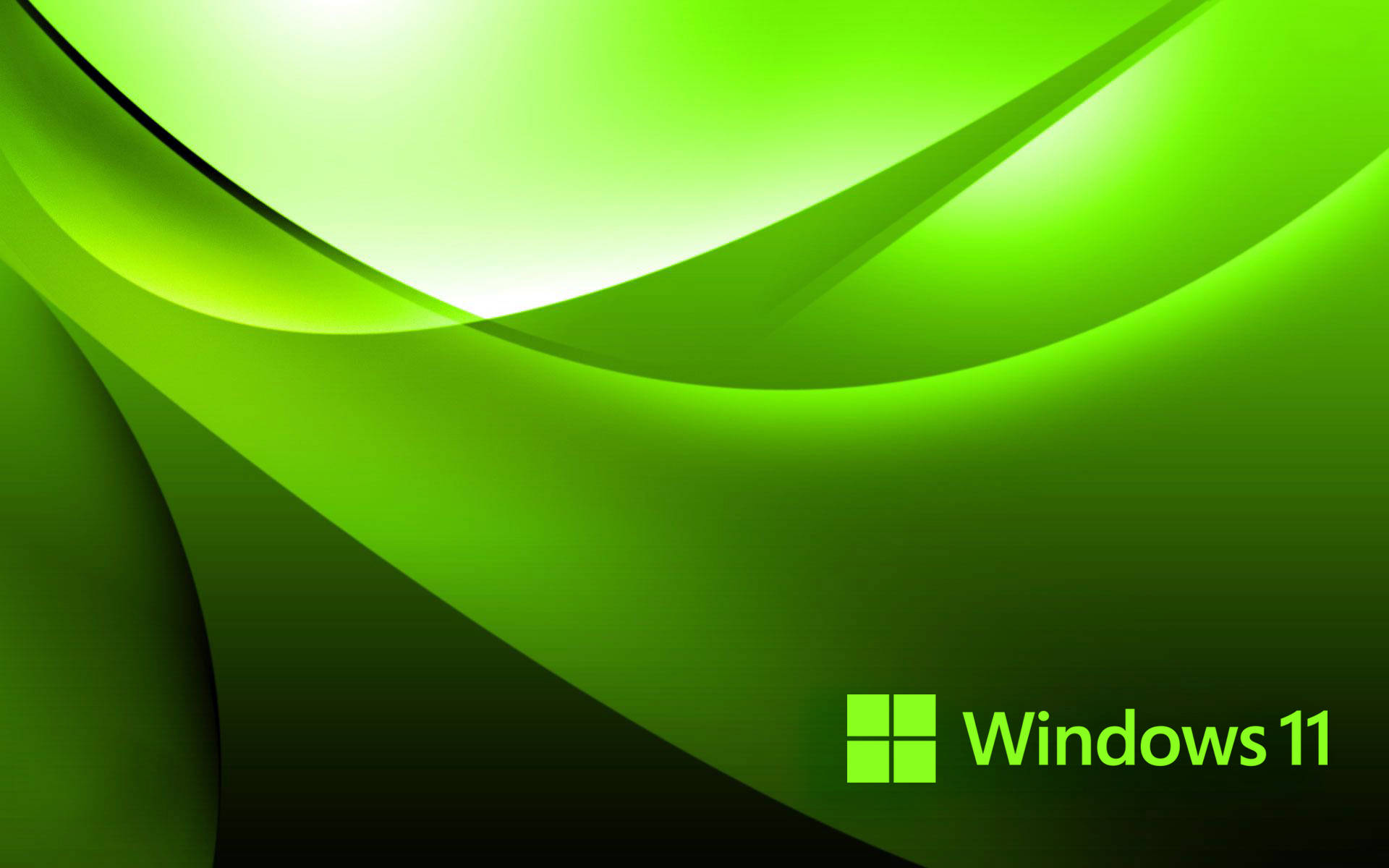 Green Windows 10 Background