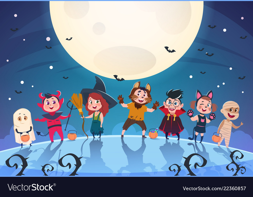 Halloween Background For Kids