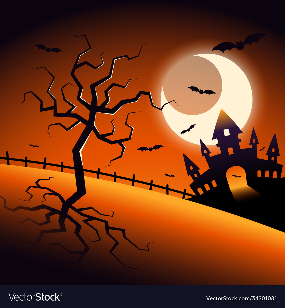 Halloween Scenery Background