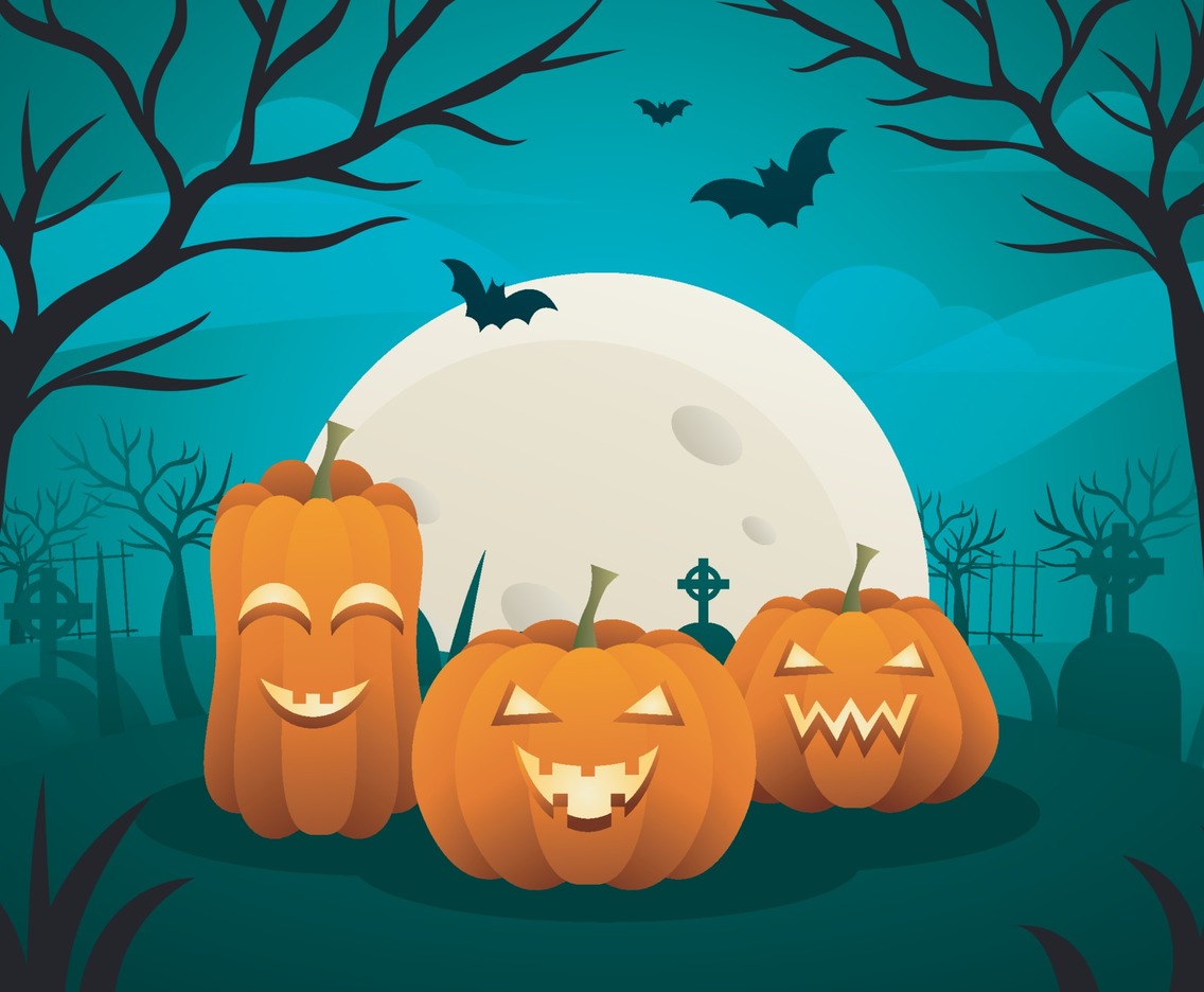 Halloween Scenery Background