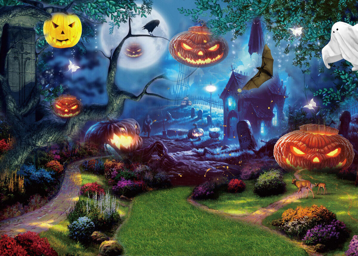 Halloween Scenery Background