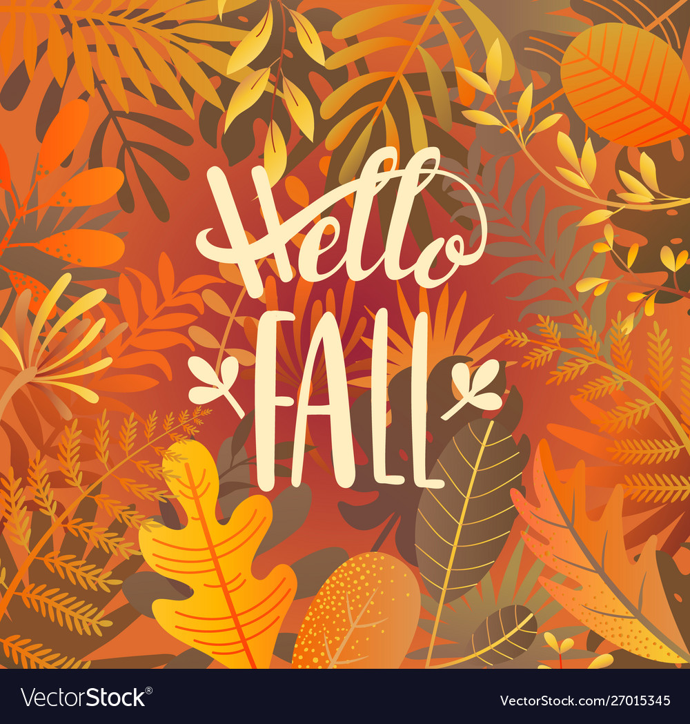 Hello Fall Background