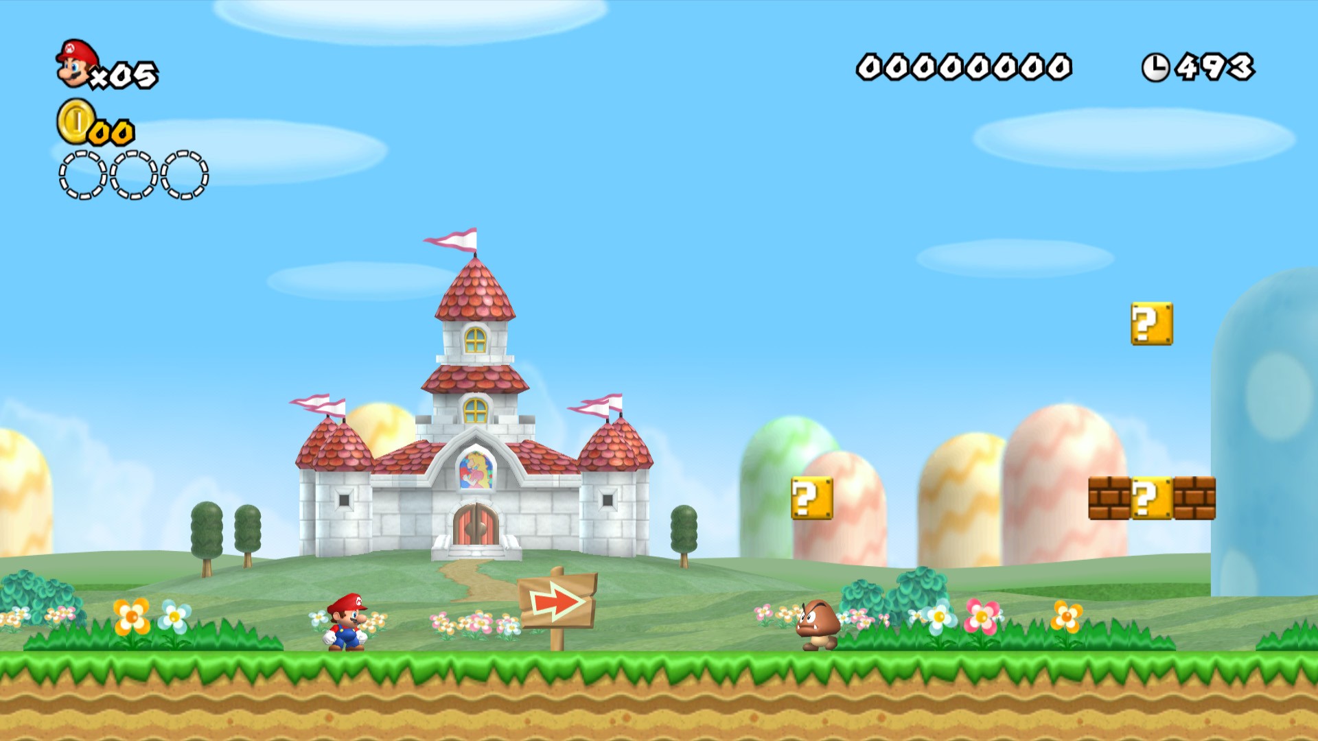 High Resolution Mario Background