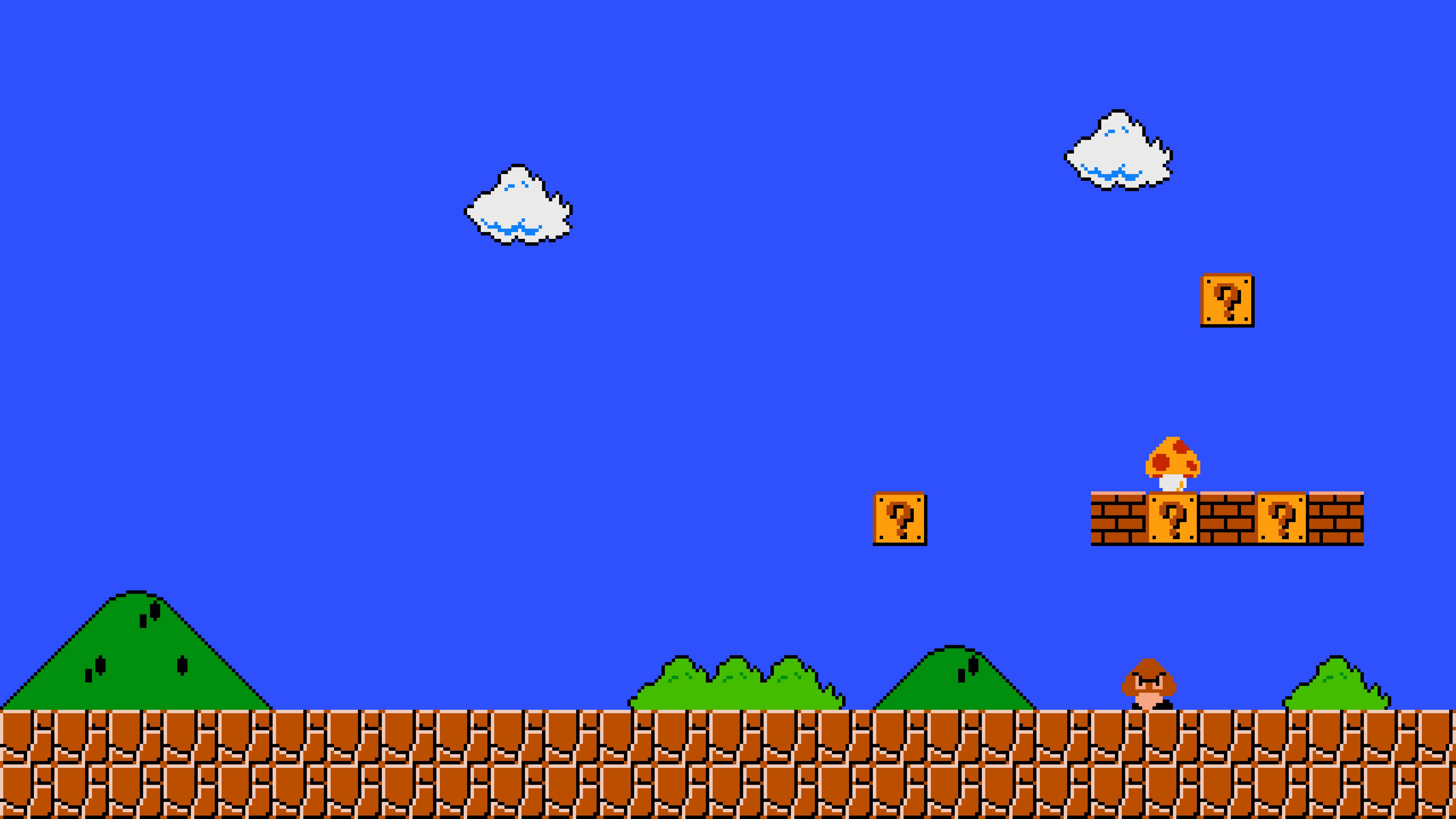 High Resolution Mario Background