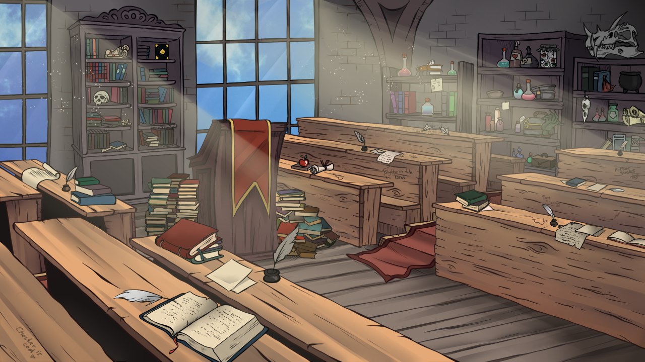 Hogwarts Classroom Background