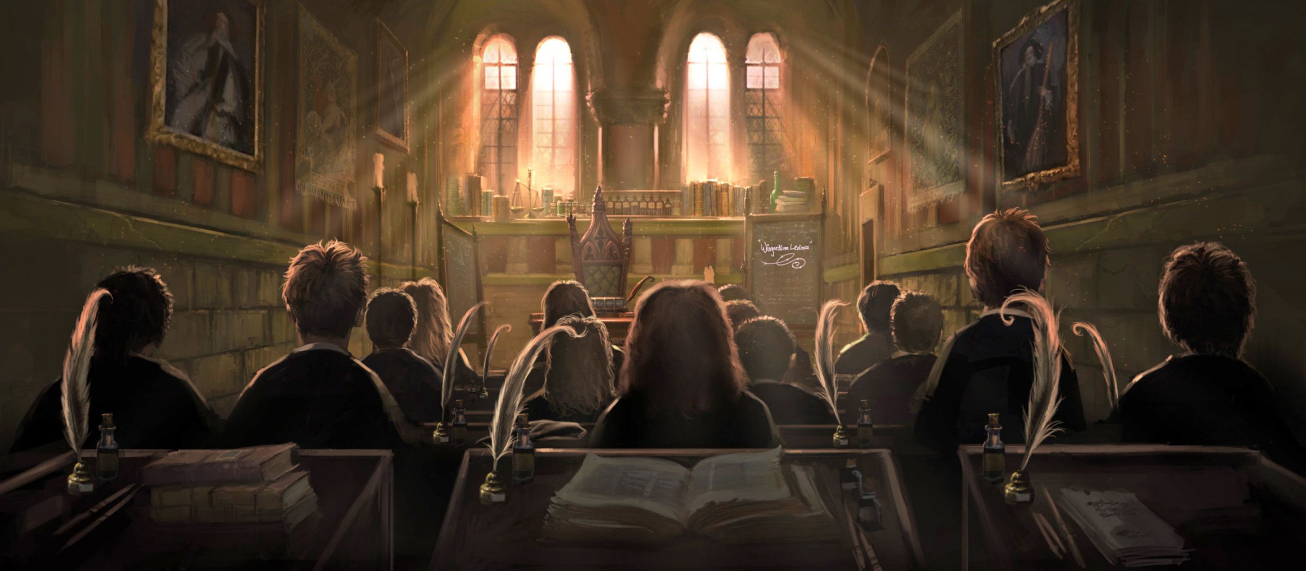 Hogwarts Classroom Background