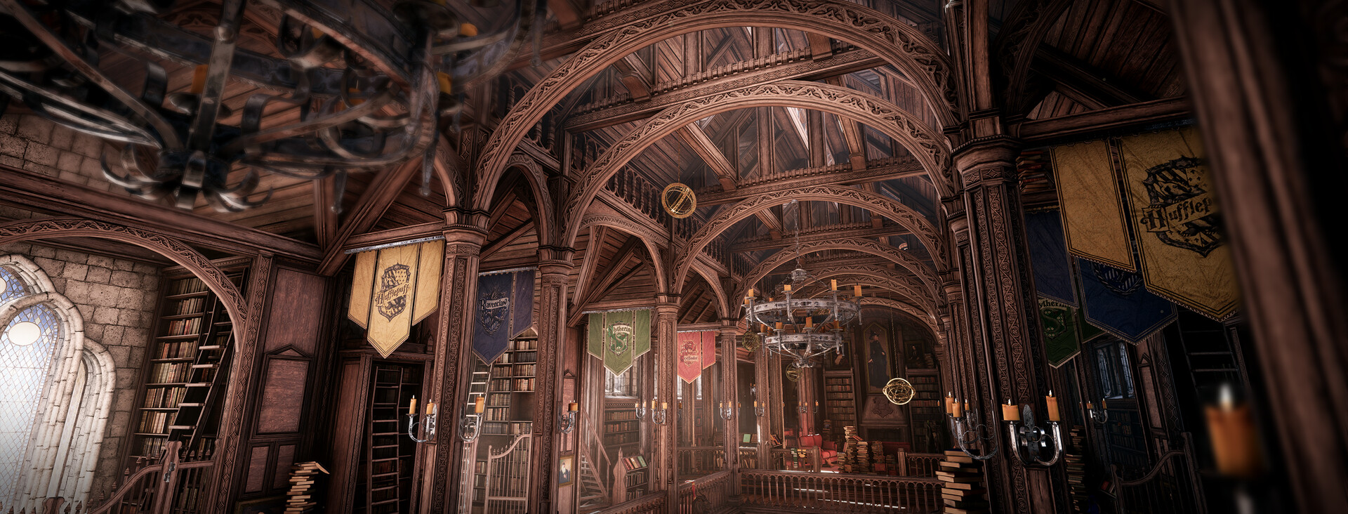 Hogwarts Library Background