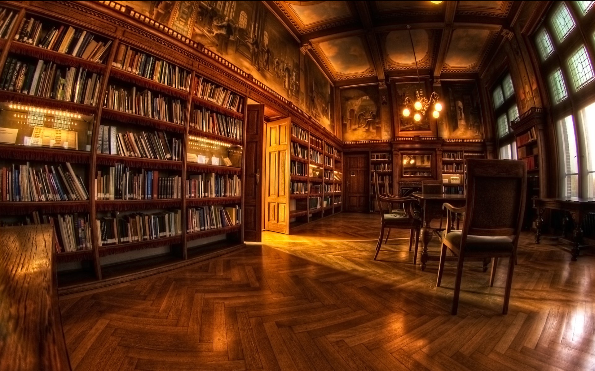 Hogwarts Library Background