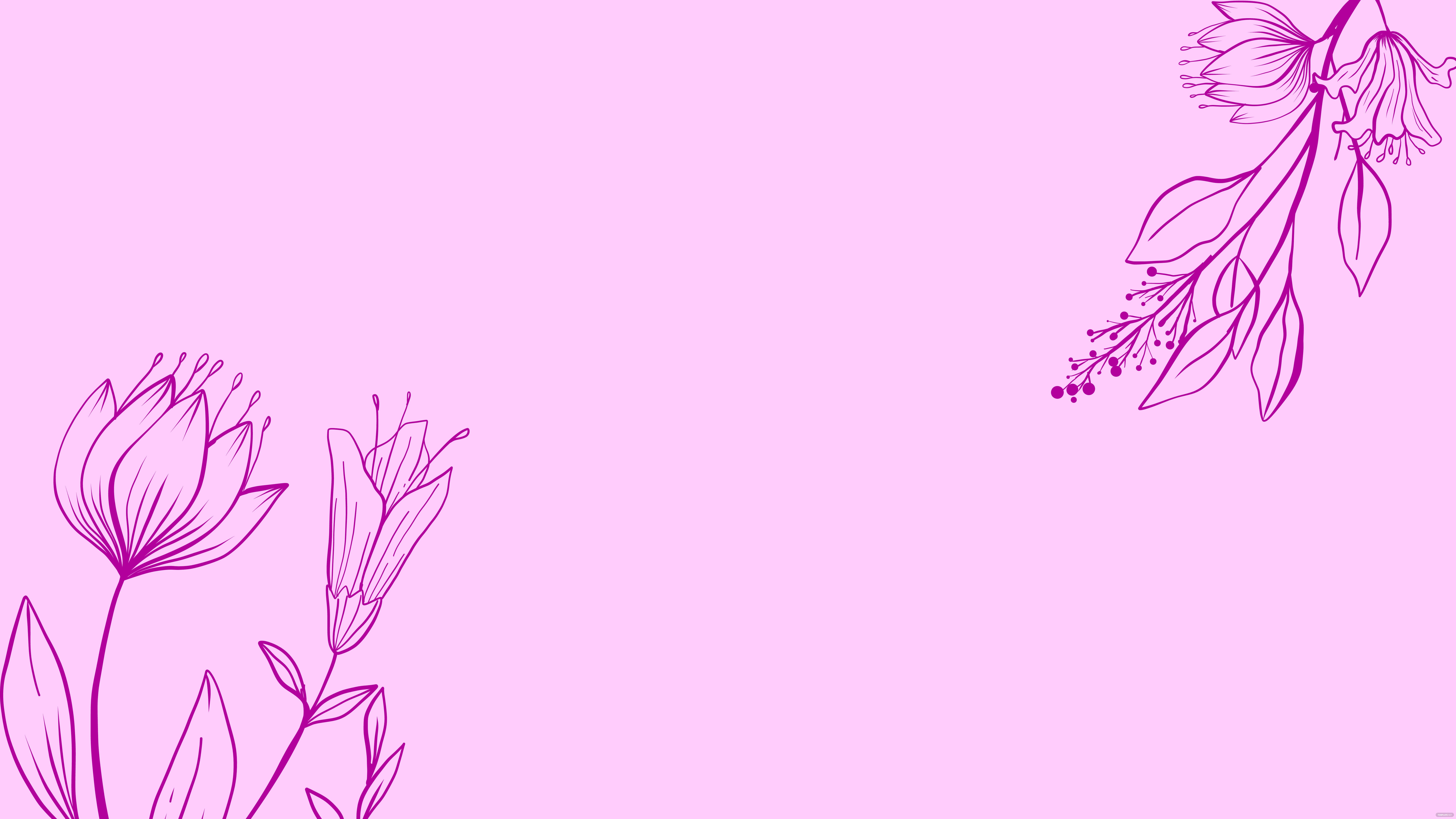 Hot Pink Flower Background