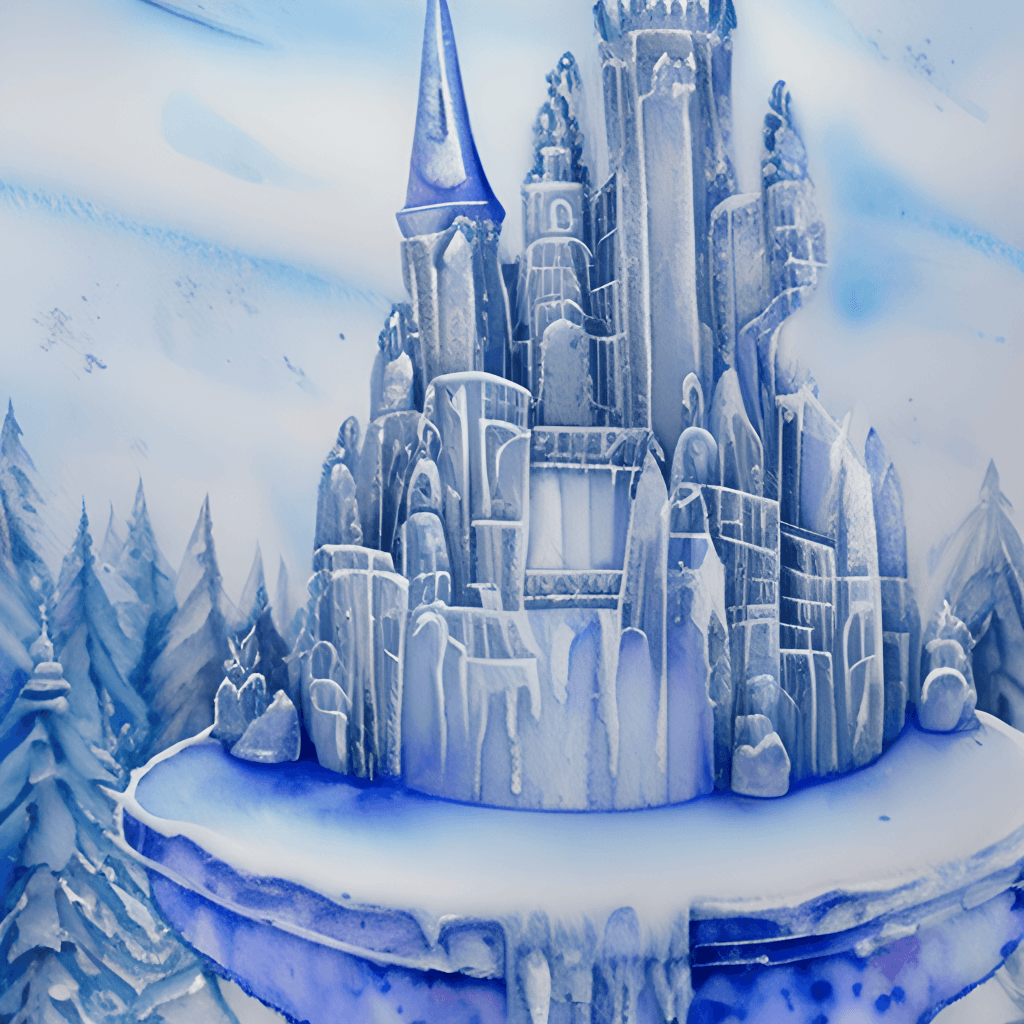 Ice Castle Background