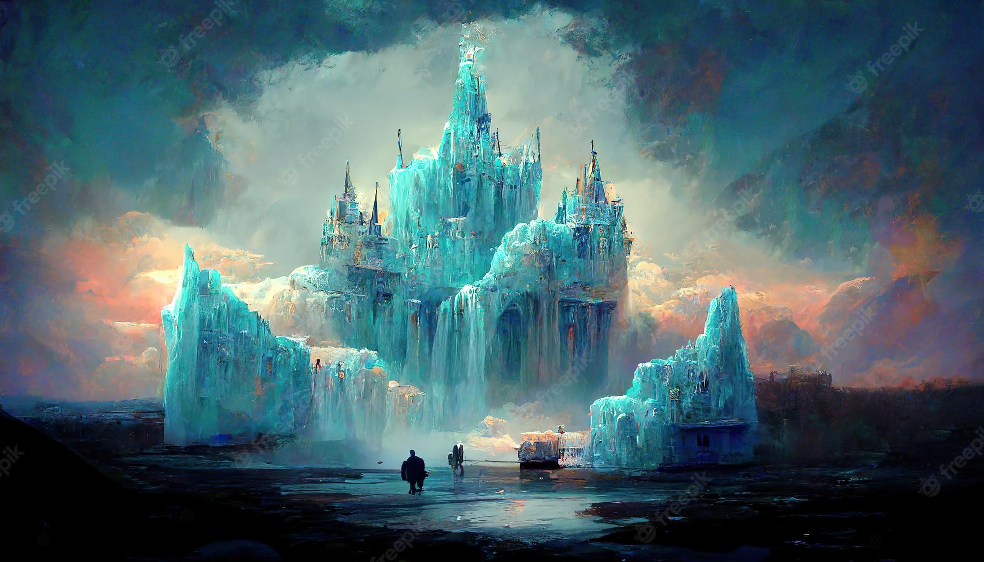 Ice Castle Background