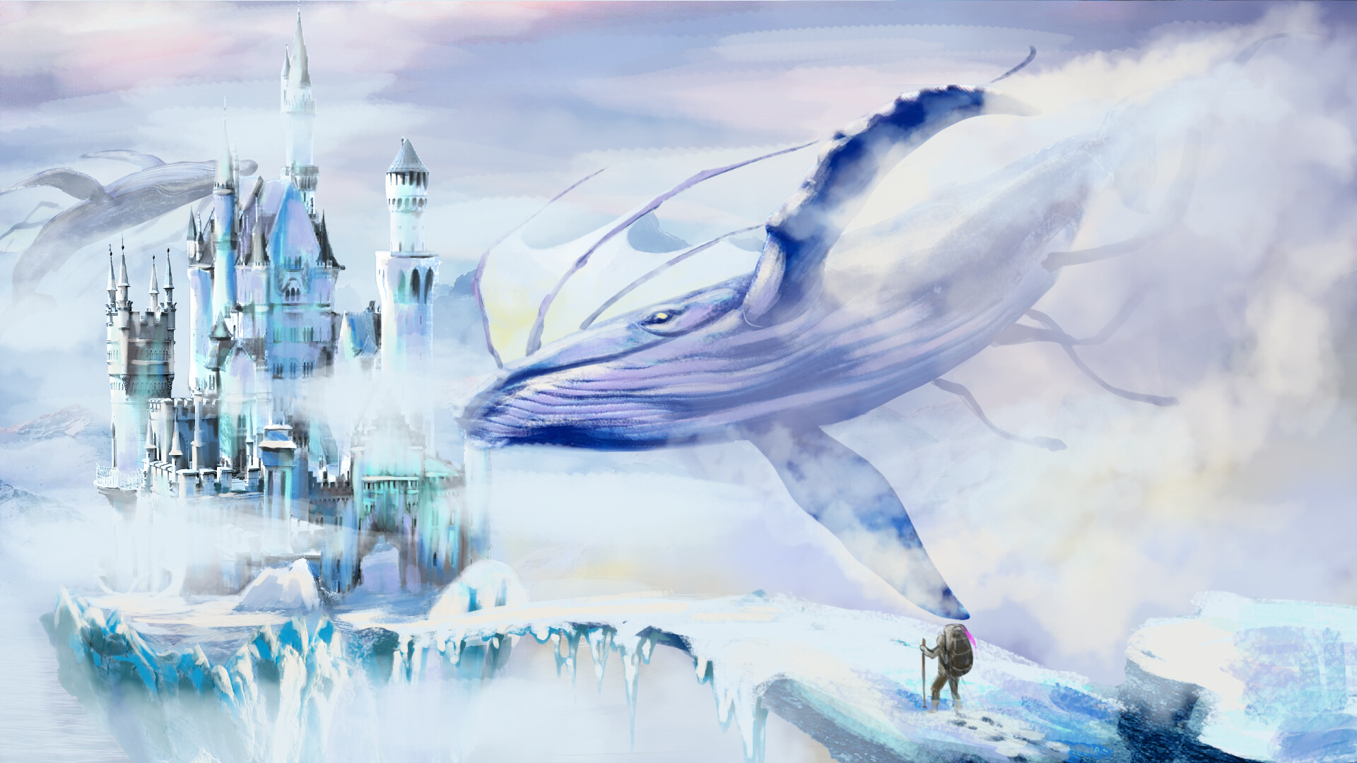 Ice Castle Background